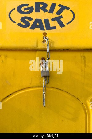 Grit Salz bin gesperrt Stockfoto