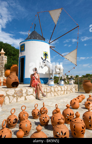 Souvenir-Shop in der Nähe von Sagres, Algarve, Portugal, Europa Stockfoto