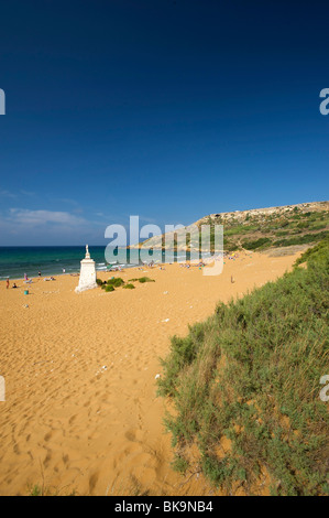 Ramla Bay auf der Insel Gozo, Malta, Europa Stockfoto