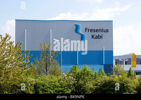 Produktionsstätte der Firma Fresenius Kabi Deutschland GmbH, Teil der Fresenius SE in Friedberg, Hessen, Deutschland, Europa Stockfoto