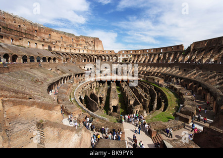 Touristen, Kolosseum, Rom, Italien Stockfoto