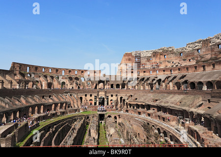 Blick in das Kolosseum, Rom, Italien Stockfoto