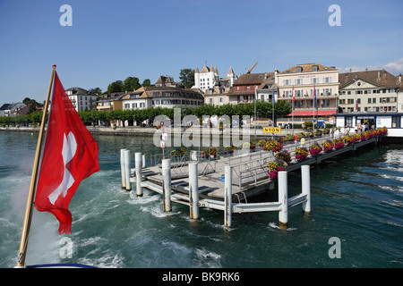 Chateau de Nyon, Nyon, Kanton Waadt, Schweiz Stockfoto