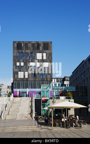 Straßencafe am Schlossplatz, Stuttgart, Baden-Württemberg, Deutschland Stockfoto