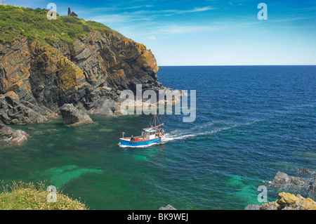 Angeln in Cornwall - Johannes Gollop Stockfoto