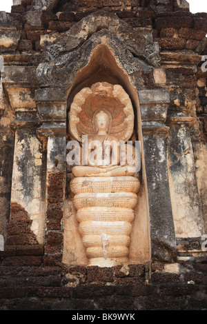 Wat Chedi Chet Thaeo in Si Satchanalai, Thailand Stockfoto