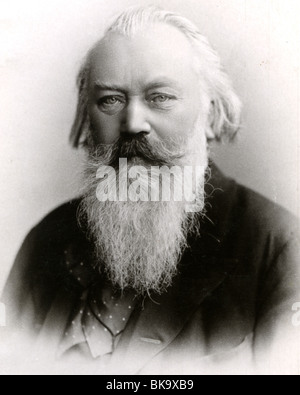 JOHANNES BRAHMS - deutscher Komponist (1833-97) Stockfoto