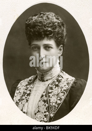 Königin ALEXANDRA - Alexandra von Dänemark - Consort von Edward VII. von 1901 Stockfoto