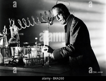 ABBOTT UND COSTELLO MEET DR. JEKYLL UND MR. HYDE (1953) BORIS KARLOFF MAD SCIENTIST ACJH 003P Stockfoto