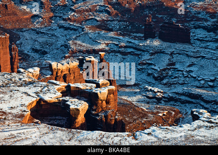 Canyonlands Nationalpark, Insel im Himmel Abschnitt, in der Nähe von Moab, Utah. Stockfoto