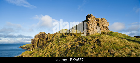 Ruinen von Duntulm Castle, Isle Of Skye, Schottland Stockfoto