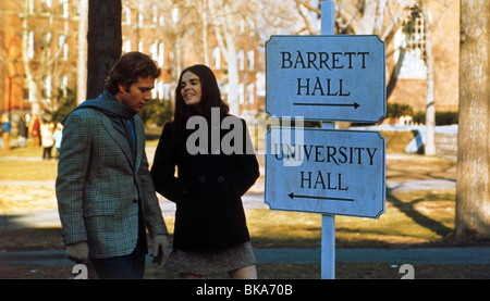 Liebe Geschichte Jahr: 1970 Regie: Arthur Hiller Ryan O' Neal, Ali MacGraw Stockfoto