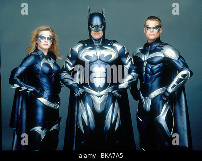 BATMAN & ROBIN (1997)-BATMAN UND ROBIN (ALT) ALICIA SILVERSTONE, GEORGE CLOONEY, CHRIS O' DONNELL BARO 049 Stockfoto