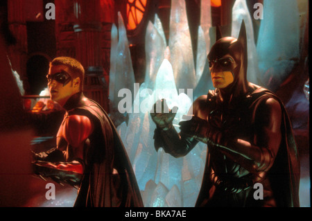 BATMAN & ROBIN (1997)-BATMAN UND ROBIN (ALT) CHRIS O' DONNELL, GEORGE CLOONEY BARO 023 Stockfoto