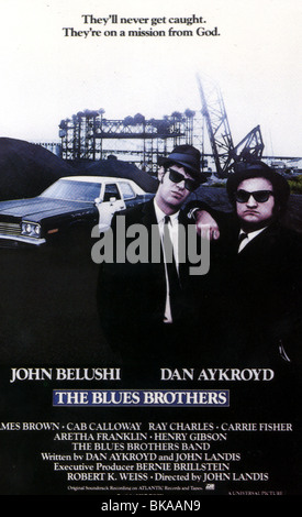 DIE BLUES BROTHERS (1980) DAN AYKROYD, JOHN BELUSHI POSTER BBS 001PC Stockfoto