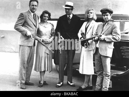 BONNIE UND CLYDE GENE HACKMAN, ESTELLE PARSONS, WARREN BEATTY, FAYE DUNAWAY, MICHAEL J POLLARD BAC 008 P Stockfoto