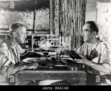 DIE BRÜCKE AM RIVER KWAI (1957) ALEC GUINNESS, SESSUE HAYAKAWA BRK 001 P Stockfoto