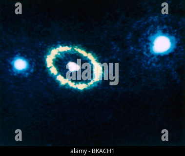Supernova SN1987A Circumstellar Ring vom Hubble Space Telescope 23/8/90 Stockfoto