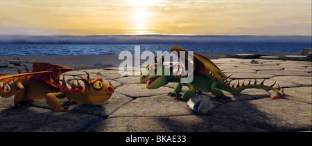 Wie trainieren Sie Ihren Drachen-Jahr: 2010 USA Regie: Chris Sanders, Dean Deblois Animation Stockfoto