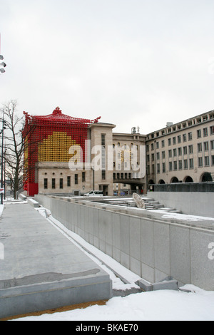 Chinesische Dekoration in Mont des Arts, Brüssel, Belgien Stockfoto