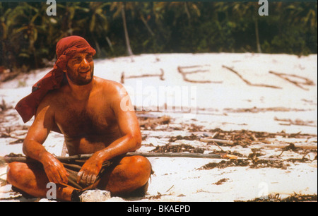 CAST AWAY-2000 TOM HANKS Stockfoto