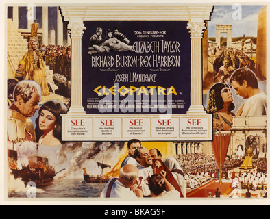 CLEOPATRA-1963 POSTER Stockfoto