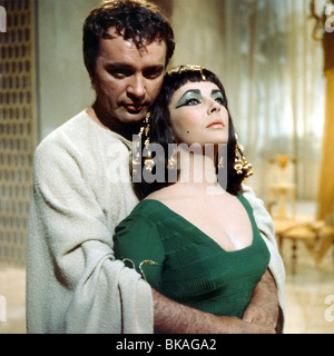 CLEOPATRA (1963) RICHARD BURTON, ELIZABETH TAYLOR CLEP 019CP Stockfoto