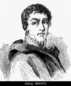 Soult, Nicolas-Jean-de-Dieu, 29.3.604 - 26.11.1851, französischer General und Politiker, Porträt, Holzgravur, 19. Jahrhundert, Stockfoto