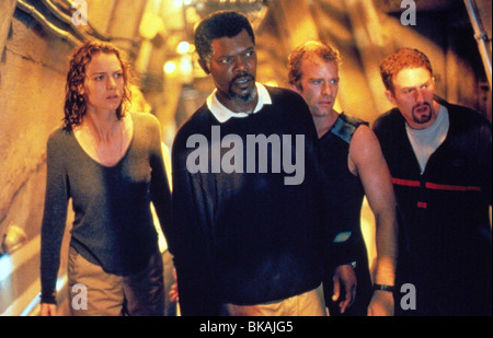 DEEP BLUE SEA (1999) SAFFRON BURROWS, SAMUEL L JACKSON, THOMAS JANE, MICHAEL RAPAPORT DPBS 019 Stockfoto
