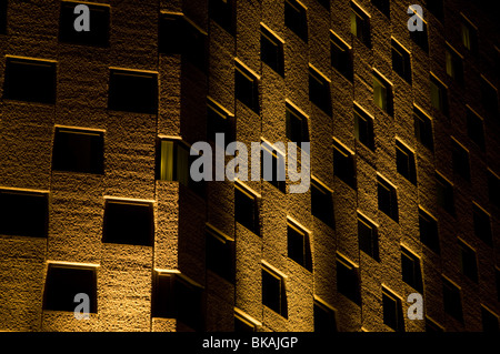 Nahaufnahme der Hotelgebäude in Montreal, Kanada Stockfoto