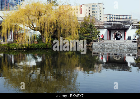 Dr. Sun Yat-Sen Park Chinatown Vancouver British Columbia Kanada Stockfoto