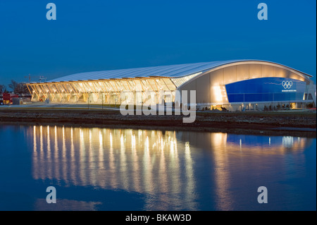 Richmond Oval Geschwindigkeit Eislauf Olympia-Ort Richmond Vancouver British Columbia Kanada Stockfoto