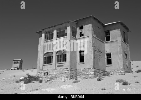 Die Quartiermeisters House, Kolmanskop Geisterstadt in der Nähe von Lüderitz, Namibia Stockfoto