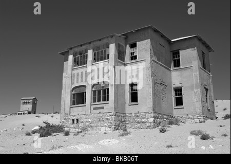 Die Quartiermeisters House, Kolmanskop Geisterstadt in der Nähe von Lüderitz, Namibia Stockfoto