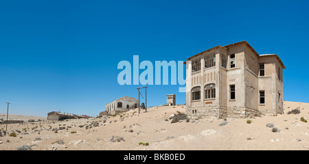 Die Quartiermeisters House, Kolmanskop Geisterstadt in der Nähe von Lüderitz, Namibia Stockfoto