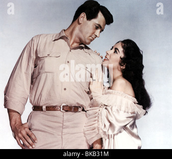 RIESEN (1956) ROCK HUDSON, ELIZABETH TAYLOR GIA 002CP Stockfoto