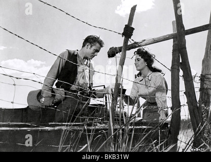 RIESEN (1956) JAMES DEAN, ELIZABETH TAYLOR GIA 004 P L Stockfoto