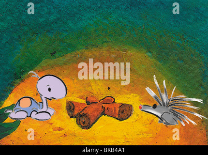 L'Ecureuil Qui Voyait Tout En Vert C'est Moi Qui l'ai Trouvé! Jahr: 2002 Direktor: Behzad Farahat Animation Stockfoto