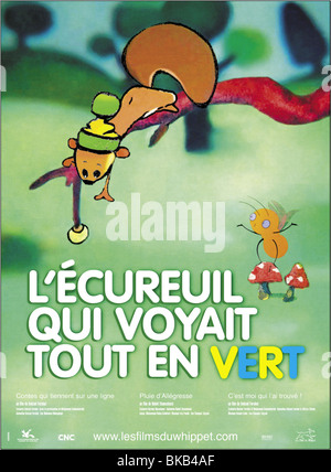 L'Ecureuil Qui Voyait Tout En Vert Jahr: 2009 Direktoren Nahid Shamsdoust, Behzad Farahat Programm von 3 kurze animierte Iraniian Stockfoto