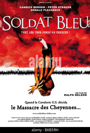 Soldat blau Jahr: 1970 Regie: Ralph Nelson Filmplakat (Fr) Stockfoto