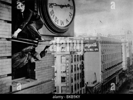 SICHERHEIT LETZTE HAROLD LLOYD SAFL 001FOH Stockfoto