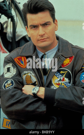 HOT SHOTS -1991 CHARLIE SHEEN Stockfoto