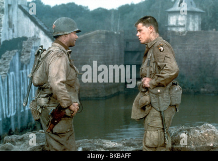 SPEICHERN DER SOLDAT JAMES RYAN (1998) TOM HANKS, MATT DAMON SAPR 014 Stockfoto