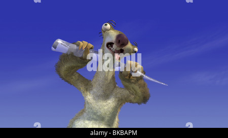 ICE AGE-2002 ANIMATION Stockfoto