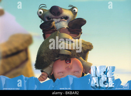 ICE AGE-2002 ANIMATION Stockfoto