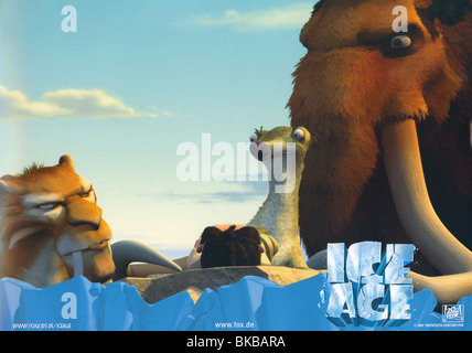 ICE AGE-2002 ANIMATION Stockfoto