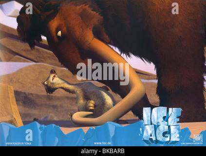 ICE AGE-2002 ANIMATION Stockfoto