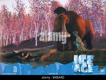 ICE AGE-2002 ANIMATION Stockfoto