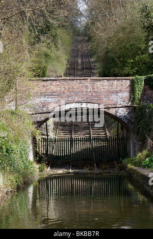 Die große Heu Steigung in der Nähe von Steckfeld in Ironbridge Gorge World Heritage Site, Shropshire, UK Stockfoto