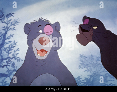 DAS DSCHUNGELBUCH (ANI - 1967) ANIMIERTE CREDIT DISNEY JNGL 037 Stockfoto